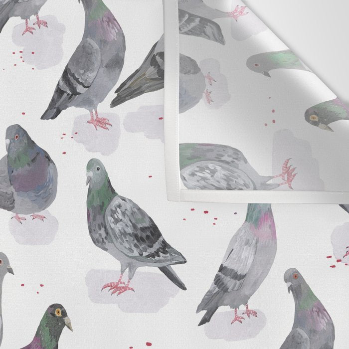 Pigeon Party Wall Tapestry Gallery Image 3