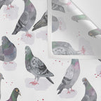 Pigeon Party Wall Tapestry Gallery Image 3