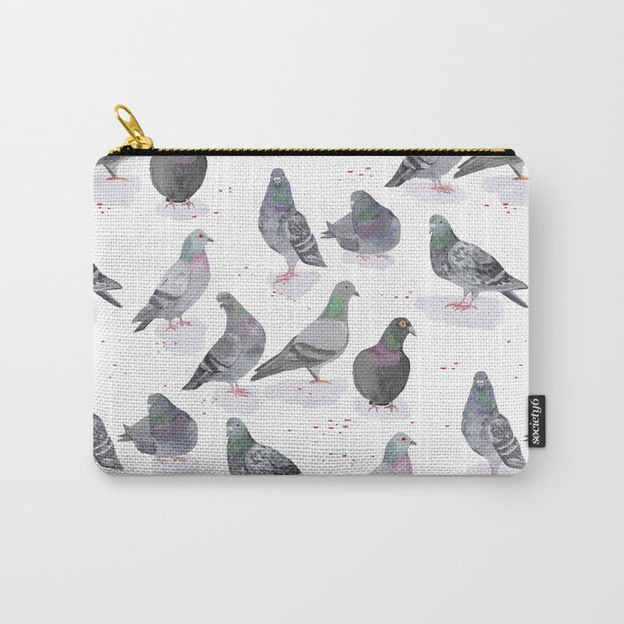 Pigeon Party Carry All Pouch Gallery Image 1