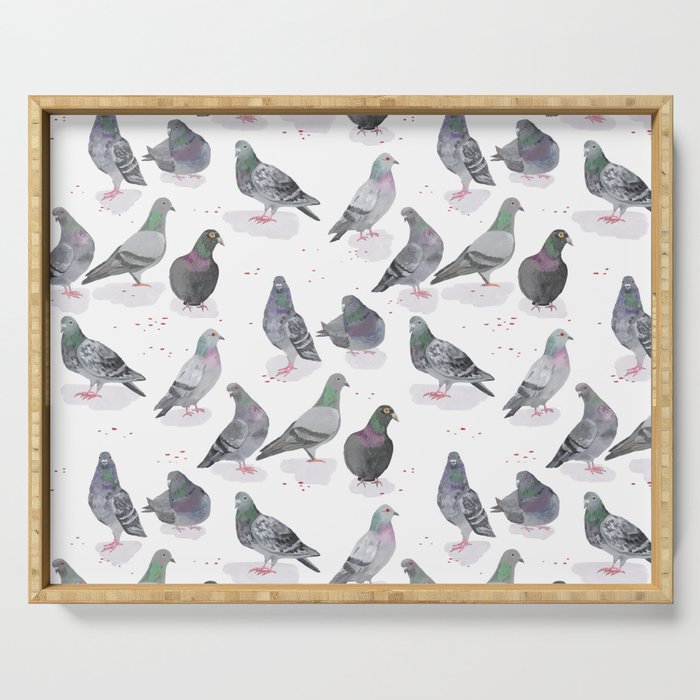 Pigeon Party Serving Tray Gallery Image 1
