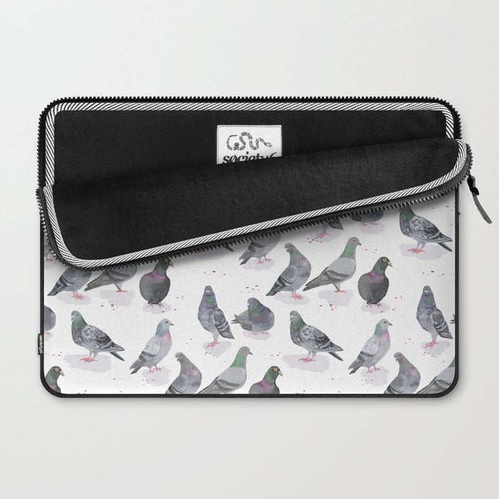 Pigeon Party Laptop Sleeve Gallery Image 2