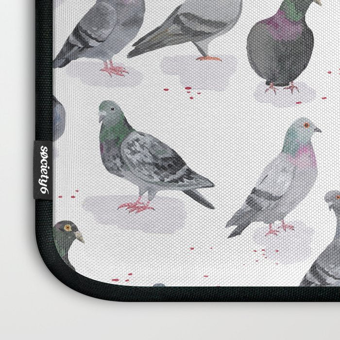 Pigeon Party Laptop Sleeve Gallery Image 3