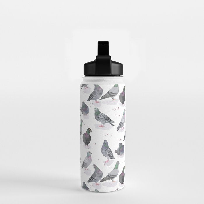 Pigeon Party Water Bottle Gallery Image 2