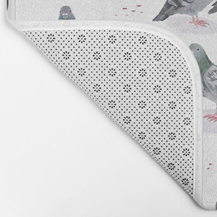 Pigeon Party Bath Mat Gallery Image 2