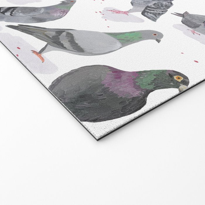 Pigeon Party Welcome Mat Gallery Image 2