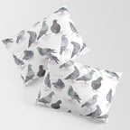 Pigeon Party Pillow Sham Gallery Image 3