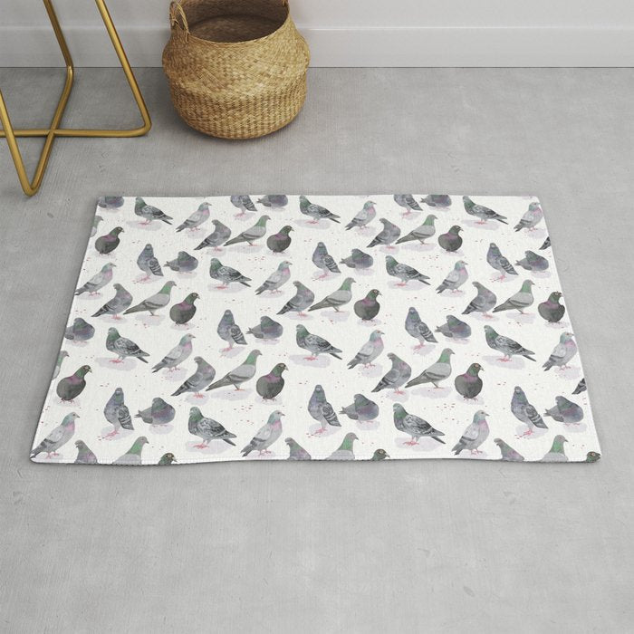 Pigeon Party Rug Gallery Image 1