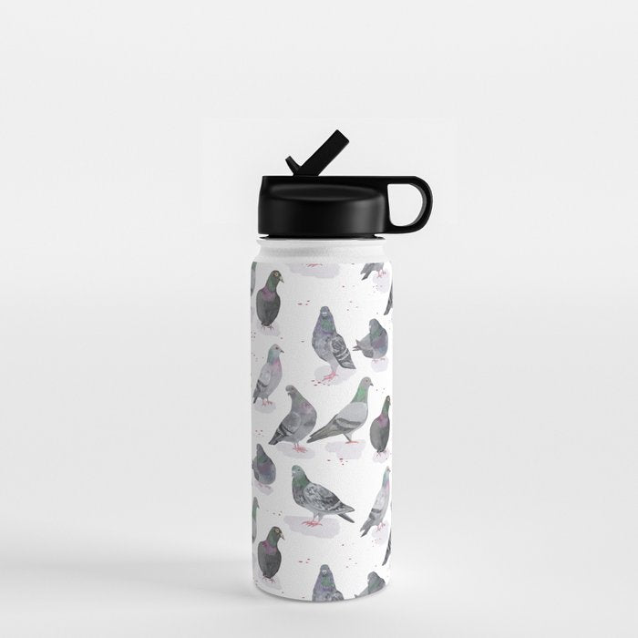 Pigeon Party Water Bottle Gallery Image 1