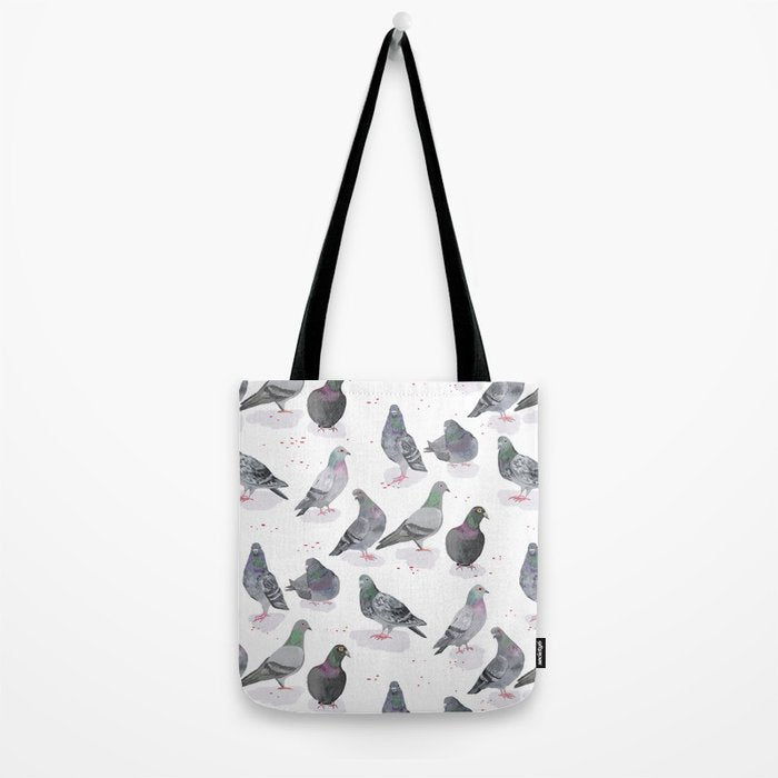 Pigeon Party Tote Bag Gallery Image 2