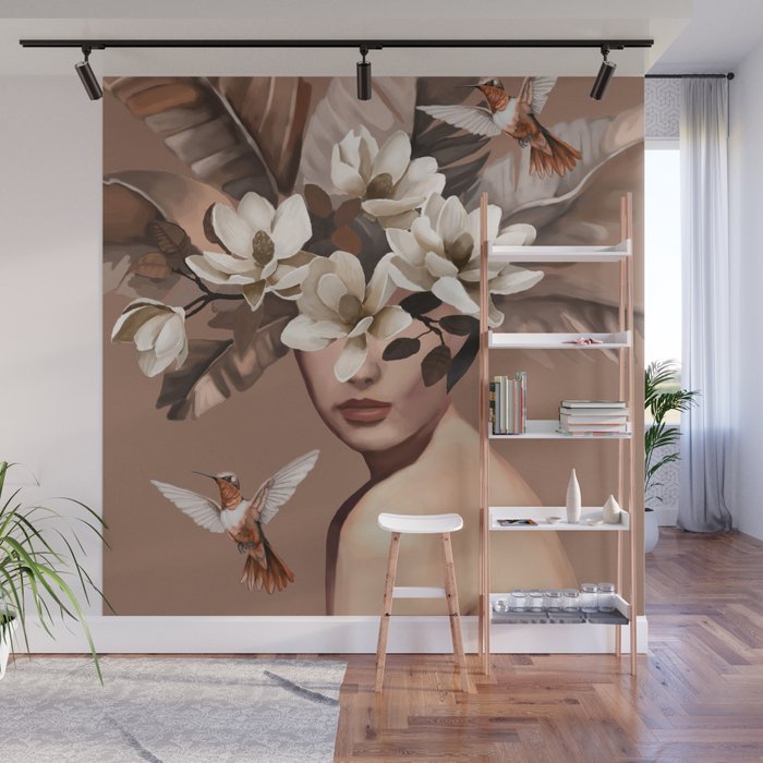 Hummingbird Whispers 2 Wall Mural Gallery Image 1