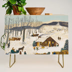 Anna Mary Robertson 'Grandma' Moses Sugaring Off American Folk Art Credenza Gallery Image 1