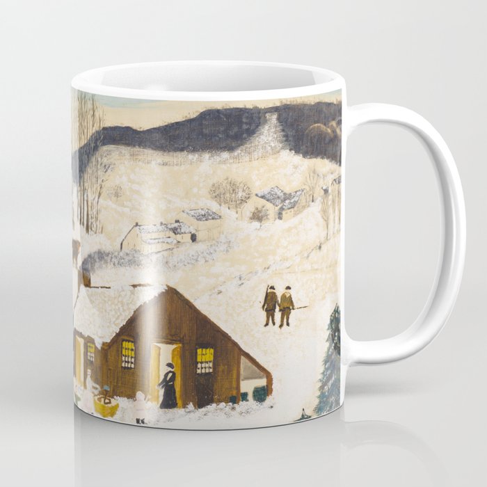 Anna Mary Robertson 'Grandma' Moses Sugaring Off American Folk Art Coffee Mug Gallery Image 1