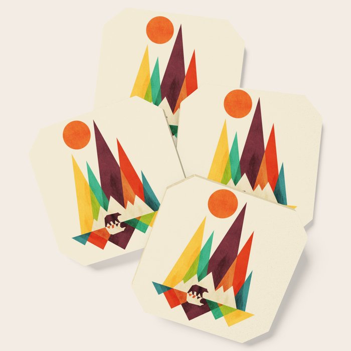 Bear In Whimsical Wild Coaster Gallery Image 1