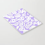 Pastel Purple Dripping Smiley Notebook Gallery Image 3