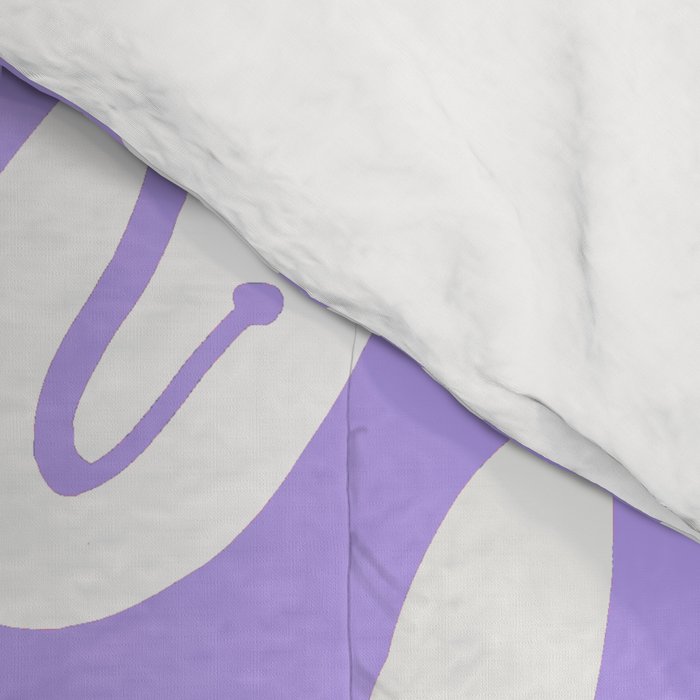 Pastel Purple Dripping Smiley Comforter Gallery Image 4