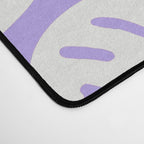 Pastel Purple Dripping Smiley Desk Mat Gallery Image 4