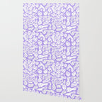 Pastel Purple Dripping Smiley Wallpaper Gallery Image 2
