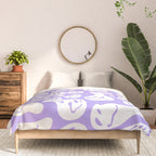 Pastel Purple Dripping Smiley Comforter Gallery Image 3