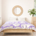 Pastel Purple Dripping Smiley Duvet Cover Gallery Image 3