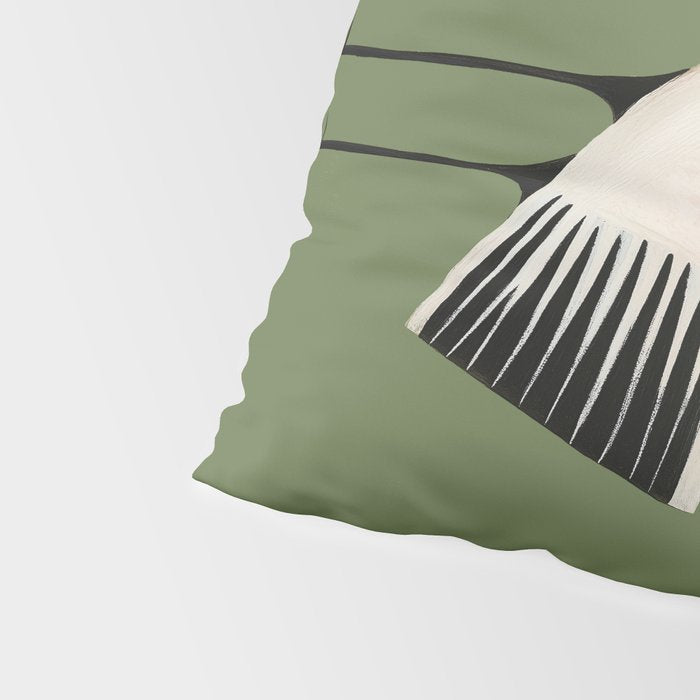 Striped Bird Trio Pillow Sham Gallery Image 4
