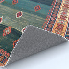 Sivas Antique Turkish Niche Kilim Print Rug Gallery Image 4