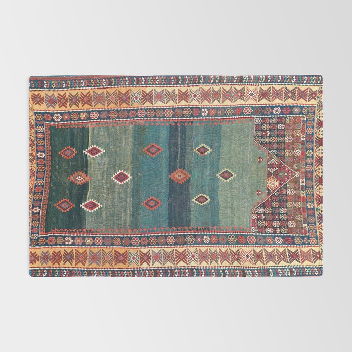Sivas Antique Turkish Niche Kilim Print Rug Gallery Image 2
