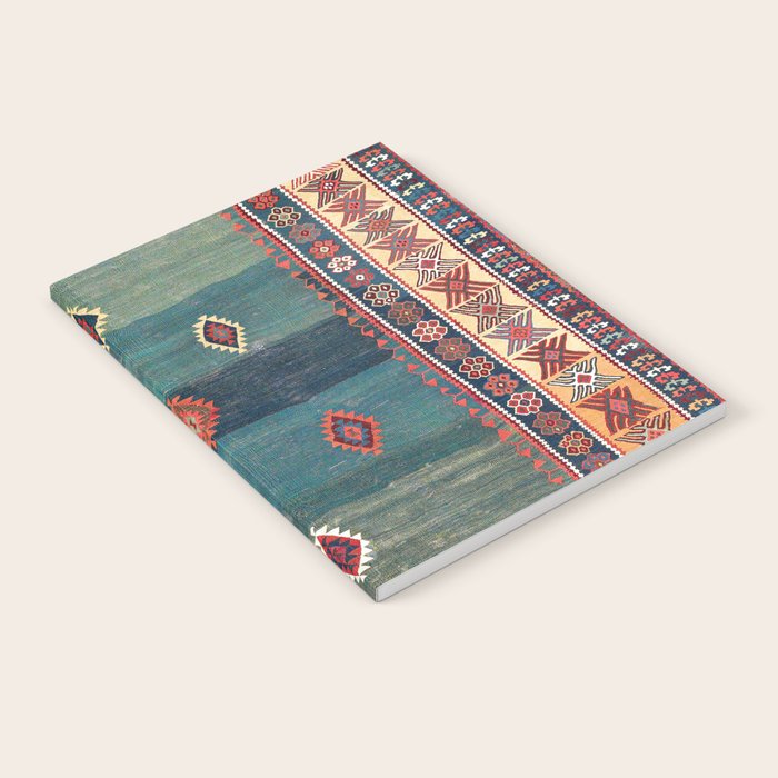 Sivas Antique Turkish Niche Kilim Print Notebook Gallery Image 1