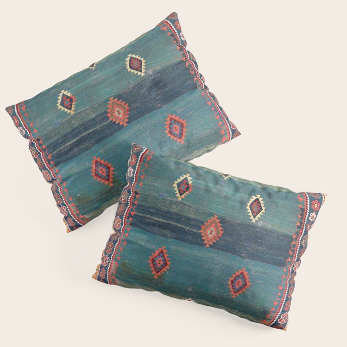 Sivas Antique Turkish Niche Kilim Print Pillow Sham Gallery Image 3