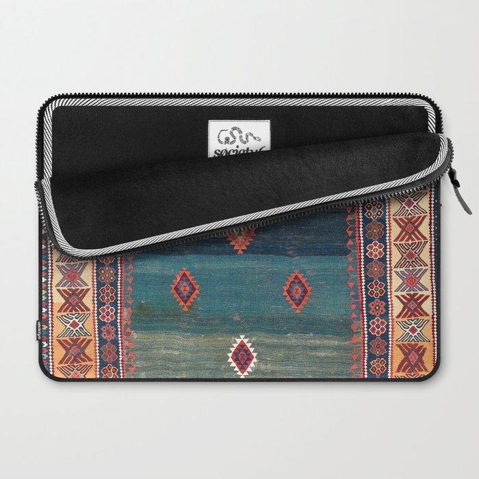 Sivas Antique Turkish Niche Kilim Print Laptop Sleeve Gallery Image 2