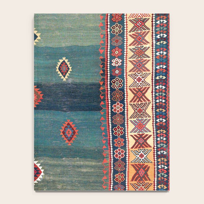 Sivas Antique Turkish Niche Kilim Print Notebook Gallery Image 4
