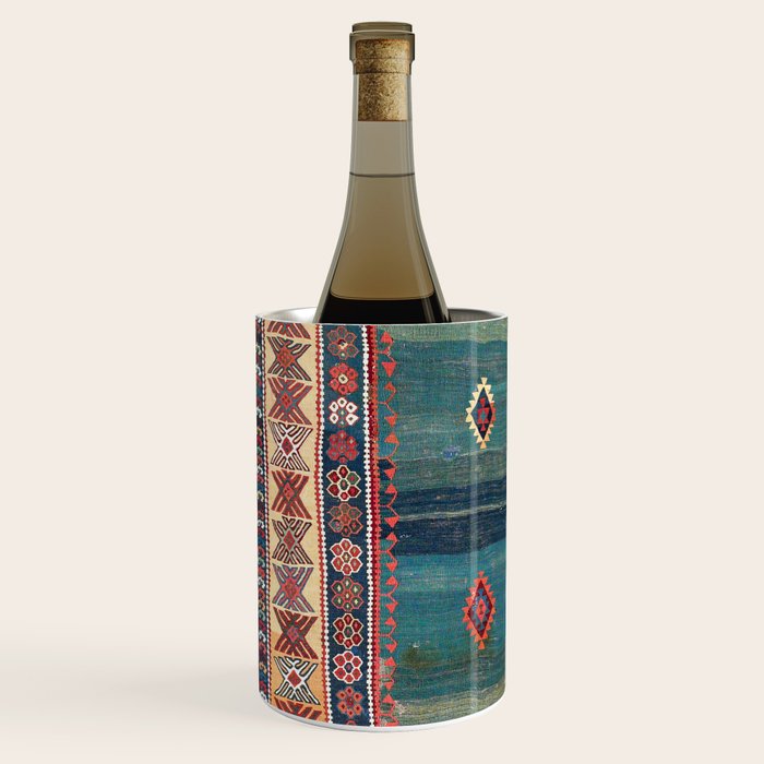 Sivas Antique Turkish Niche Kilim Print Wine Chiller Gallery Image 2