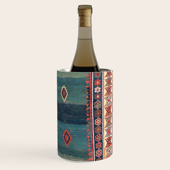 Sivas Antique Turkish Niche Kilim Print Wine Chiller Gallery Image 3