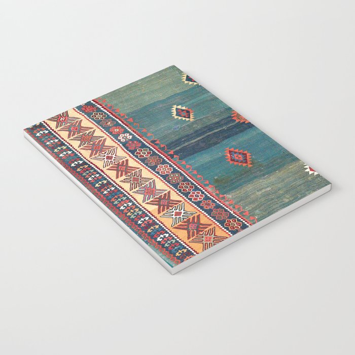 Sivas Antique Turkish Niche Kilim Print Notebook Gallery Image 3