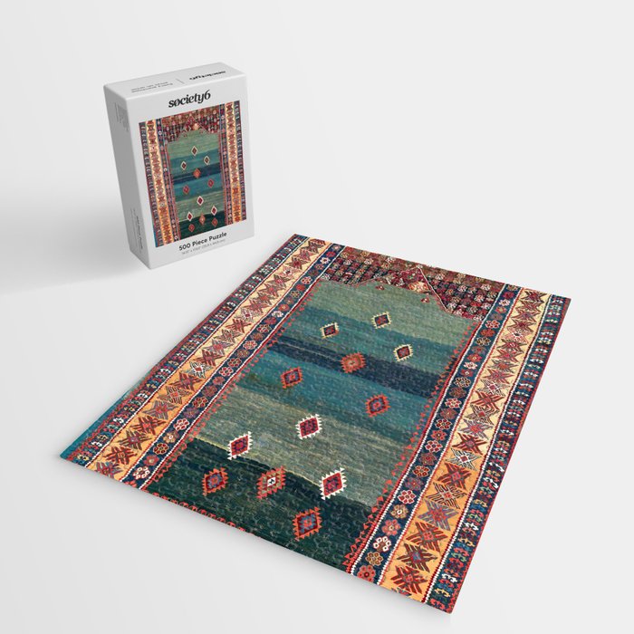 Sivas Antique Turkish Niche Kilim Print Jigsaw Puzzle Gallery Image 2