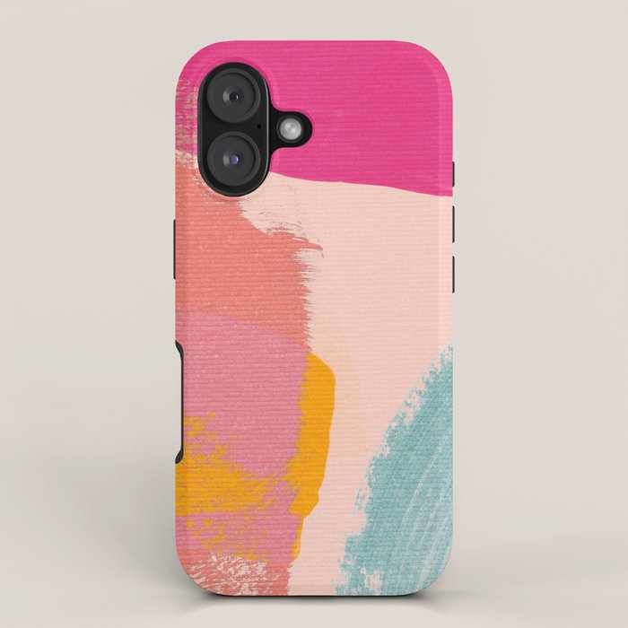 brush strokes abstract art iPhone Case Gallery Image 1