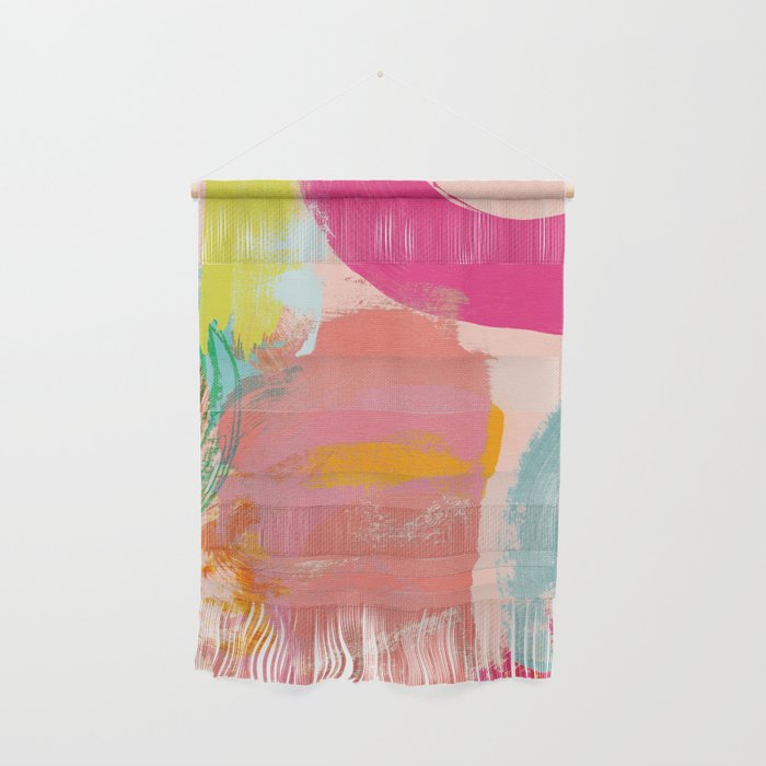 brush strokes abstract art Wall Hanging Gallery Image 1