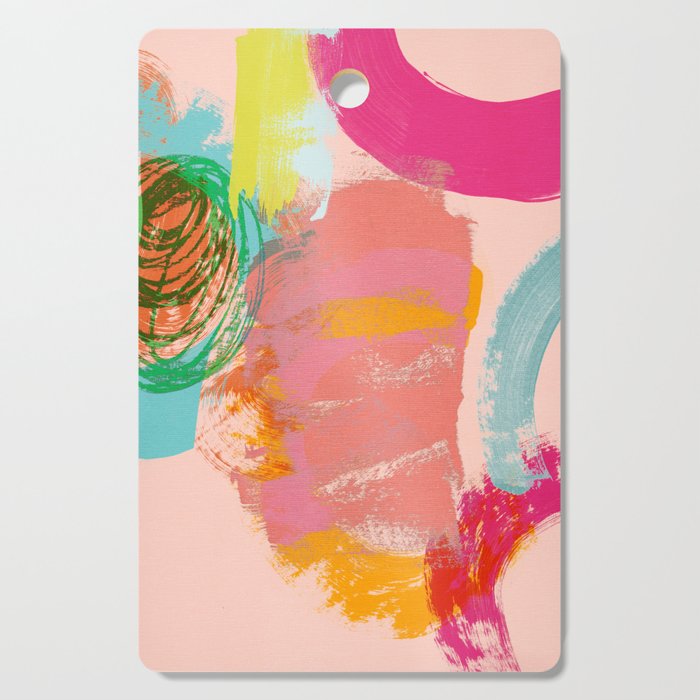 brush strokes abstract art Cutting Board Gallery Image 1