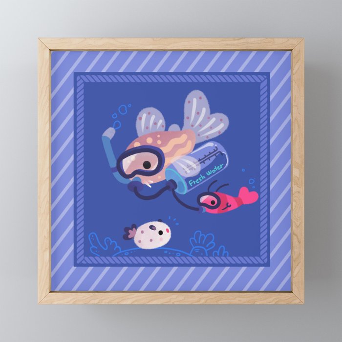 Cory cats on voyage Mini Art Print Gallery Image 1