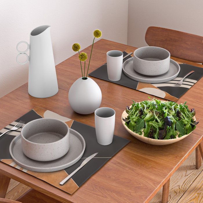 Abstract Minimal Shapes 130 Placemat Gallery Image 2