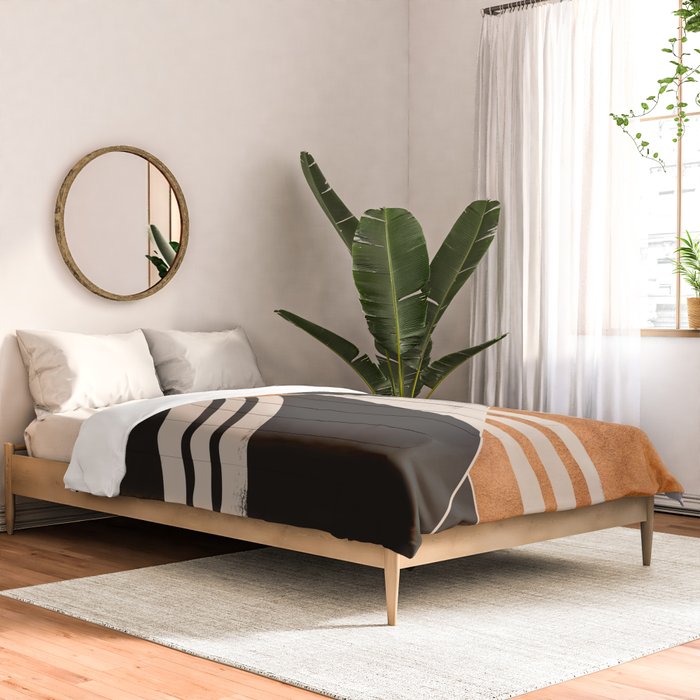 Abstract Minimal Shapes 130 Comforter Gallery Image 2