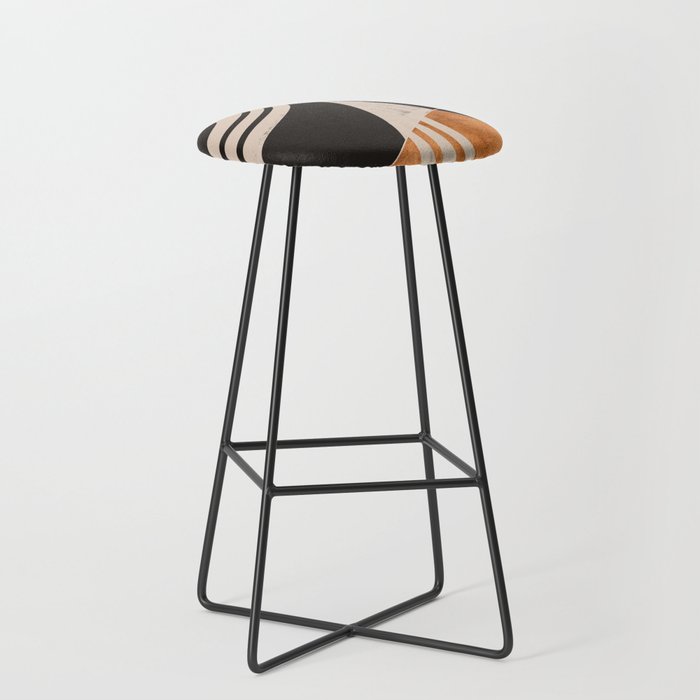 Abstract Minimal Shapes 130 Stool Gallery Image 1