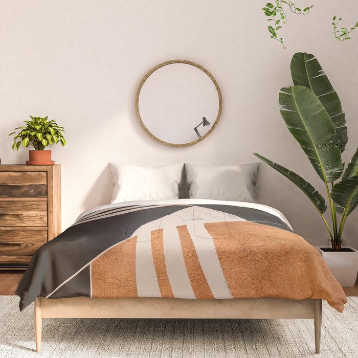 Abstract Minimal Shapes 130 Comforter Gallery Image 3