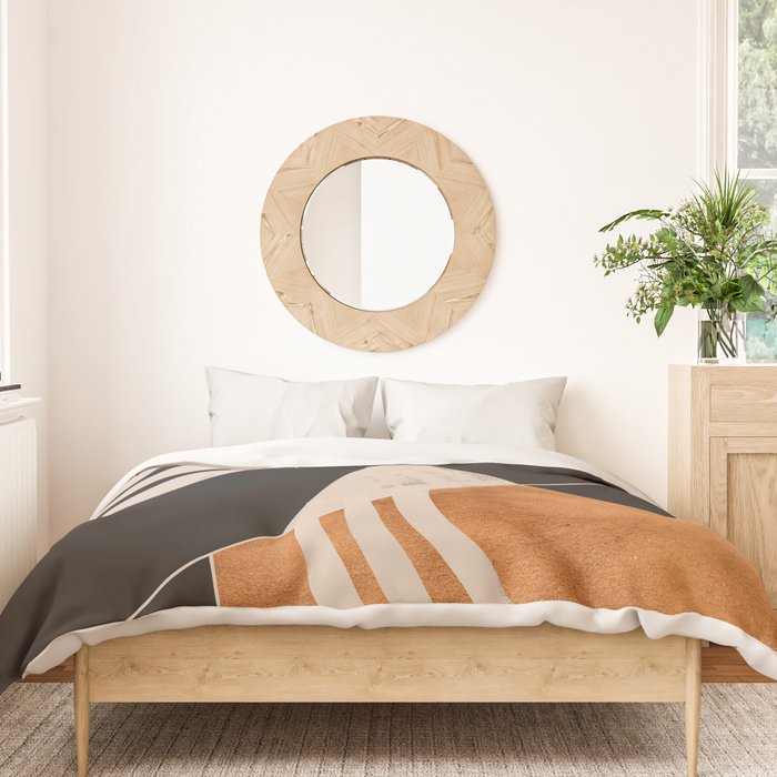 Abstract Minimal Shapes 130 Duvet Cover Gallery Image 3