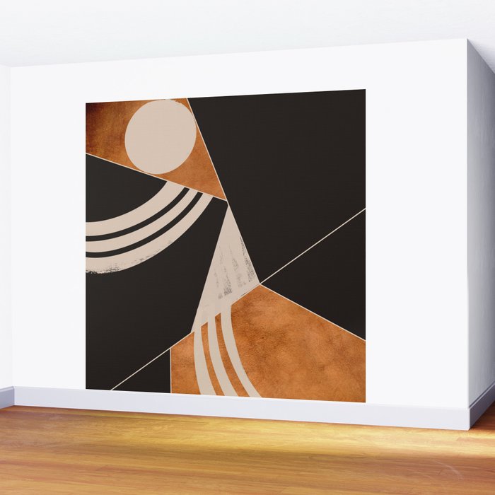 Abstract Minimal Shapes 130 Wall Mural Gallery Image 2