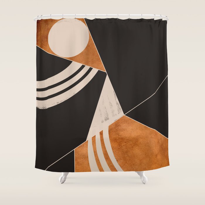 Abstract Minimal Shapes 130 Shower Curtain Gallery Image 1