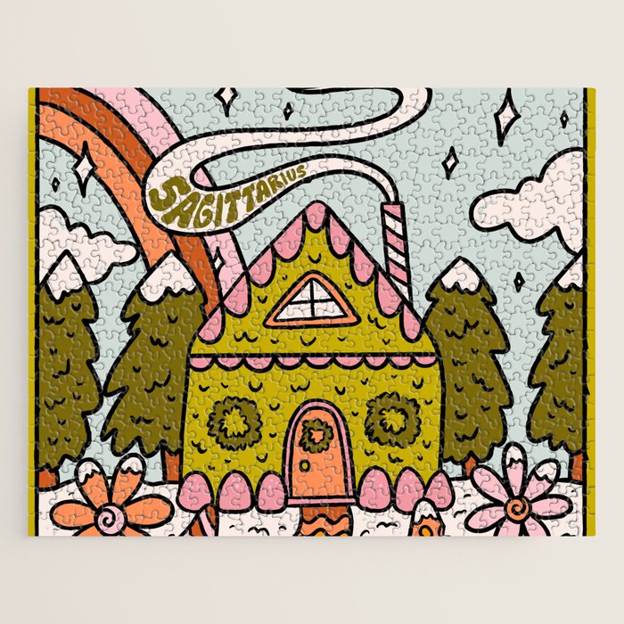 Sagittarius Gingerbread House Jigsaw Puzzle Gallery Image 1