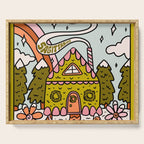 Sagittarius Gingerbread House Serving Tray Gallery Image 1