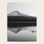 Wild Mountain Sunrise - Black and White Nature Photography Poster Gallery Image 4
