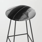 Wild Mountain Sunrise - Black and White Nature Photography Stool Gallery Image 2
