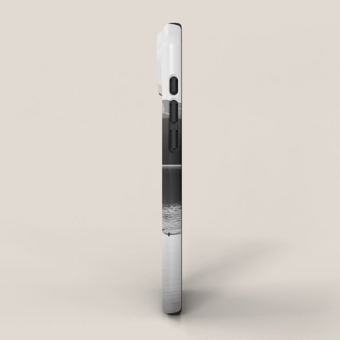 Wild Mountain Sunrise - Black and White Nature Photography iPhone Case Gallery Image 2